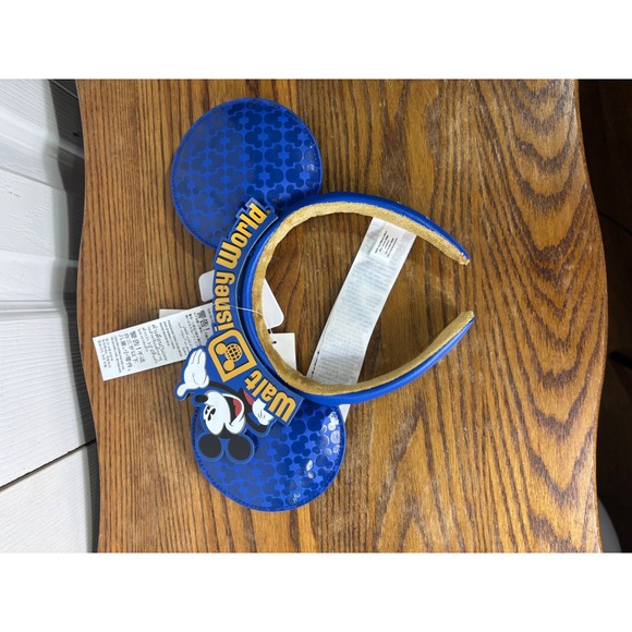 Disney Other - Walt Disney‎ World Mickey Mouse Ears Headband Blue Parks Souvenir NEW